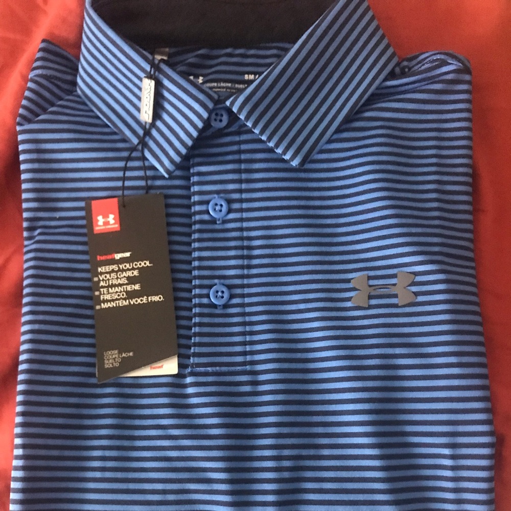 Under Armour Men’s Golf Shirt w/heat gear